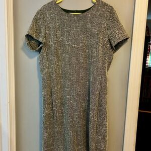 Banana Republic Classic Gray Midi Dress